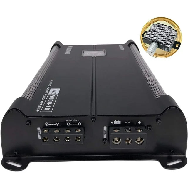 Gravity Audio WZ5000.1D Warzone 5000W Class D Amp 1/2/4 Ohm Stable with Remote Sub Control Gravity Audio WZ5000.1D Warzone 5000W Class D Amp 1/2/4 Ohm Stable with Remote Sub Control